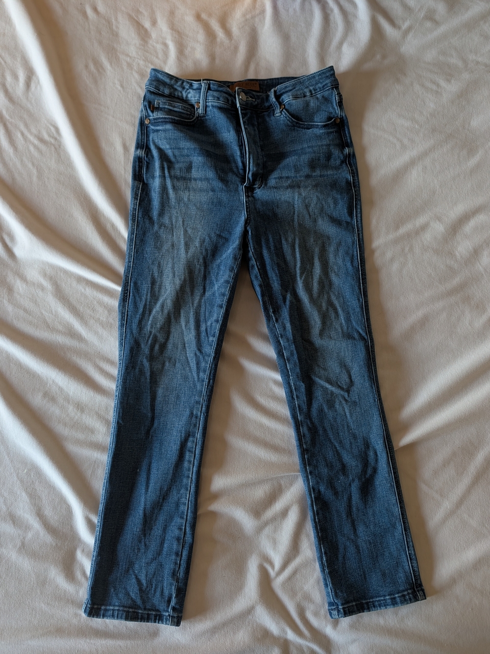 Judy Blue Indigo Straight-Leg Jeans